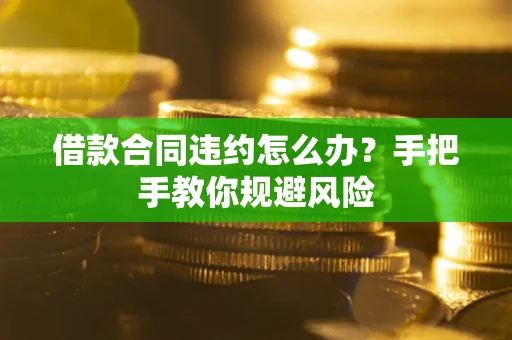 济南借款合同违约怎么办？手把手教你规避风险