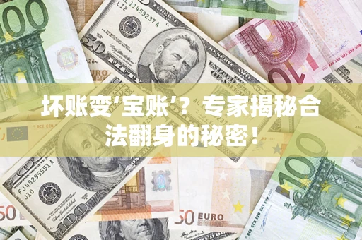 济南坏账变‘宝账’？专家揭秘合法翻身的秘密！