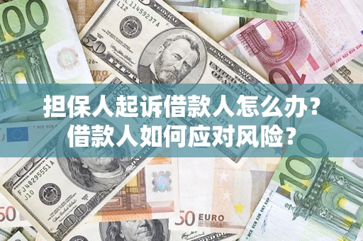 济南担保人起诉借款人怎么办？借款人如何应对风险？