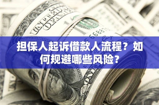 济南担保人起诉借款人流程？如何规避哪些风险？