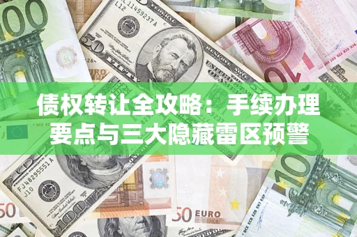 济南债权转让全攻略：手续办理要点与三大隐藏雷区预警
