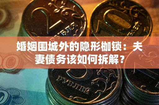 济南婚姻围城外的隐形枷锁：夫妻债务该如何拆解？